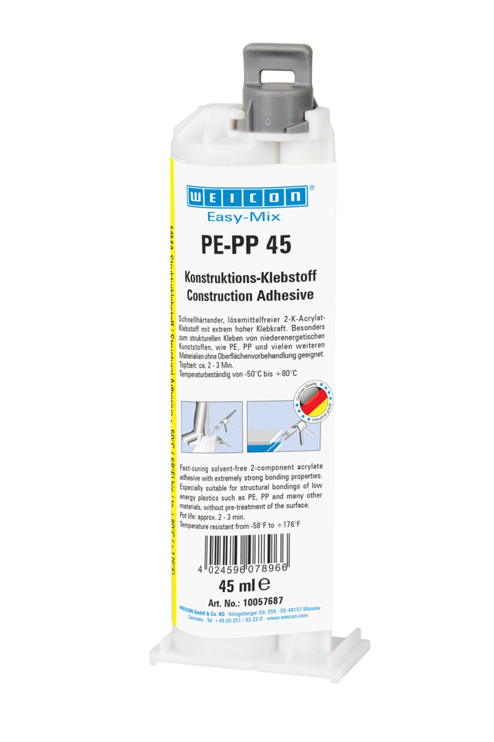 Easy-Mix PE-PP 45 | construction adhesive based on methyl acrylate for special plastics